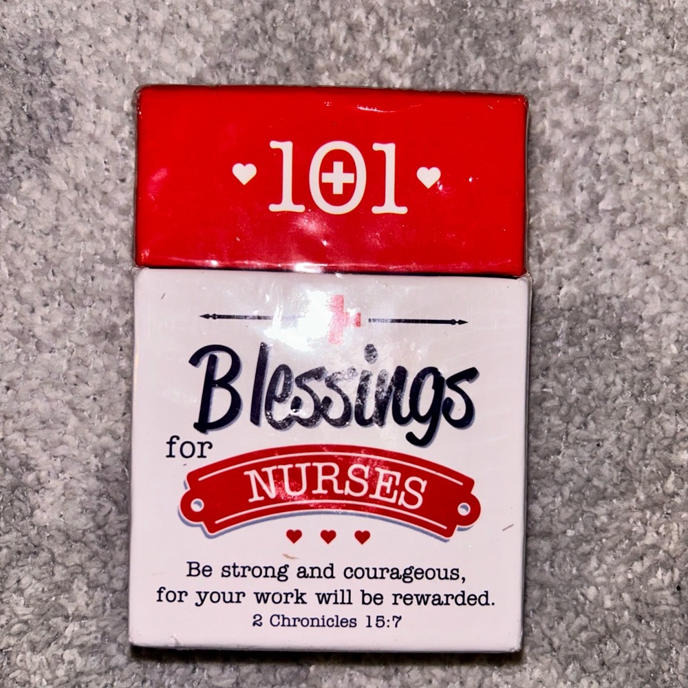 Red and White 101 Blessings for Nurses Box